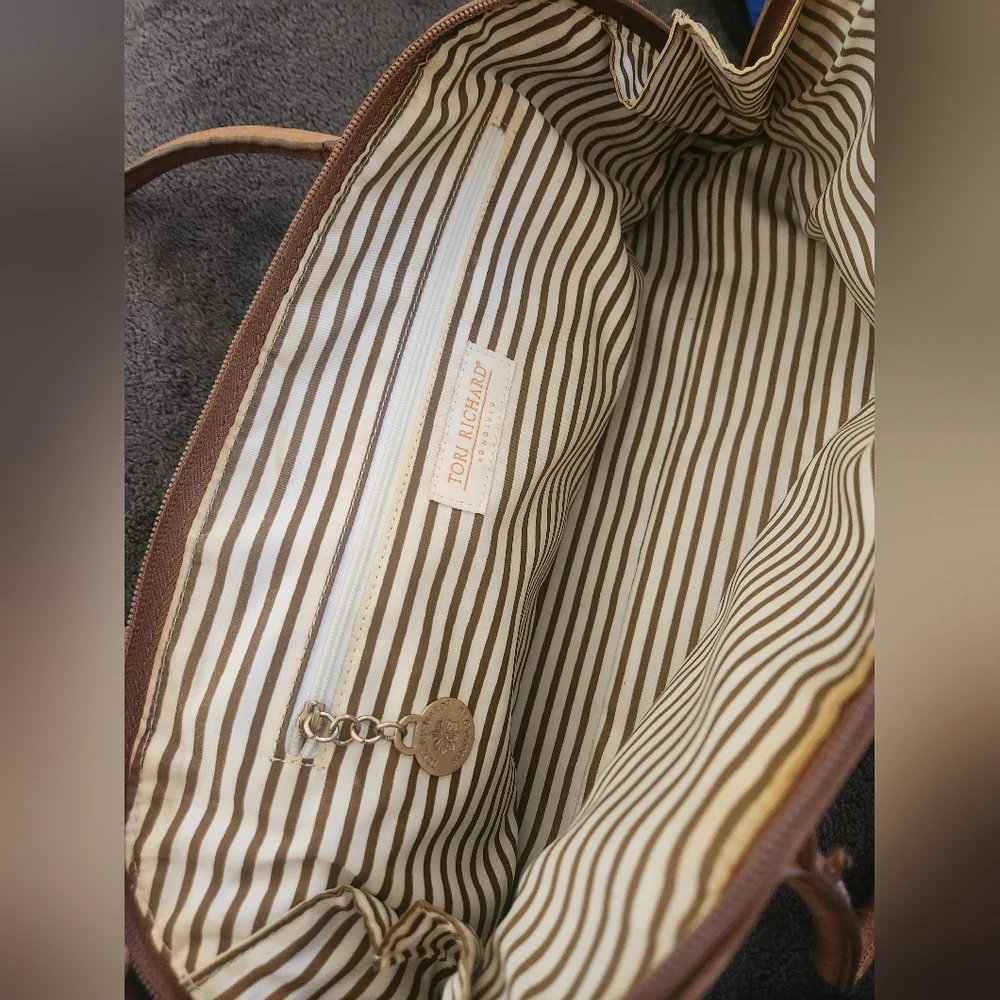 Tori Richard Tan Woven Shoulder Bag - Picture 7 of 16